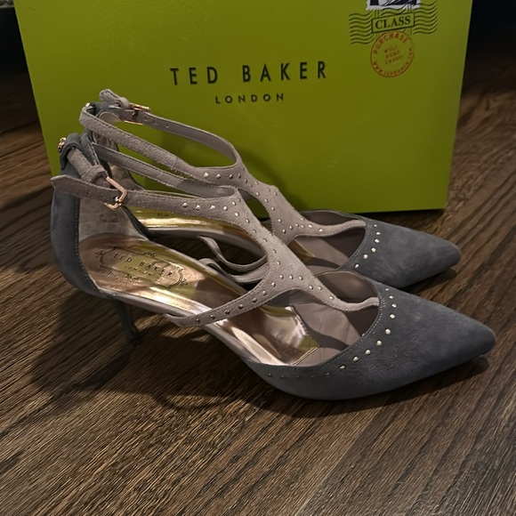 Ted baker Dvaita Grey kitten heel - Picture 2 of 5